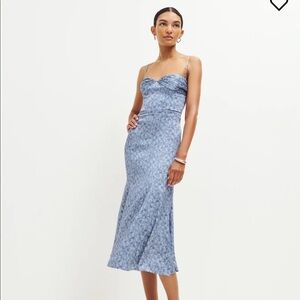 Reformation - Hensley Satin Dress